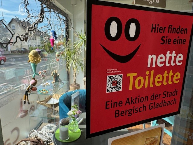 Die nette Toilette in Bergisch Gladbach